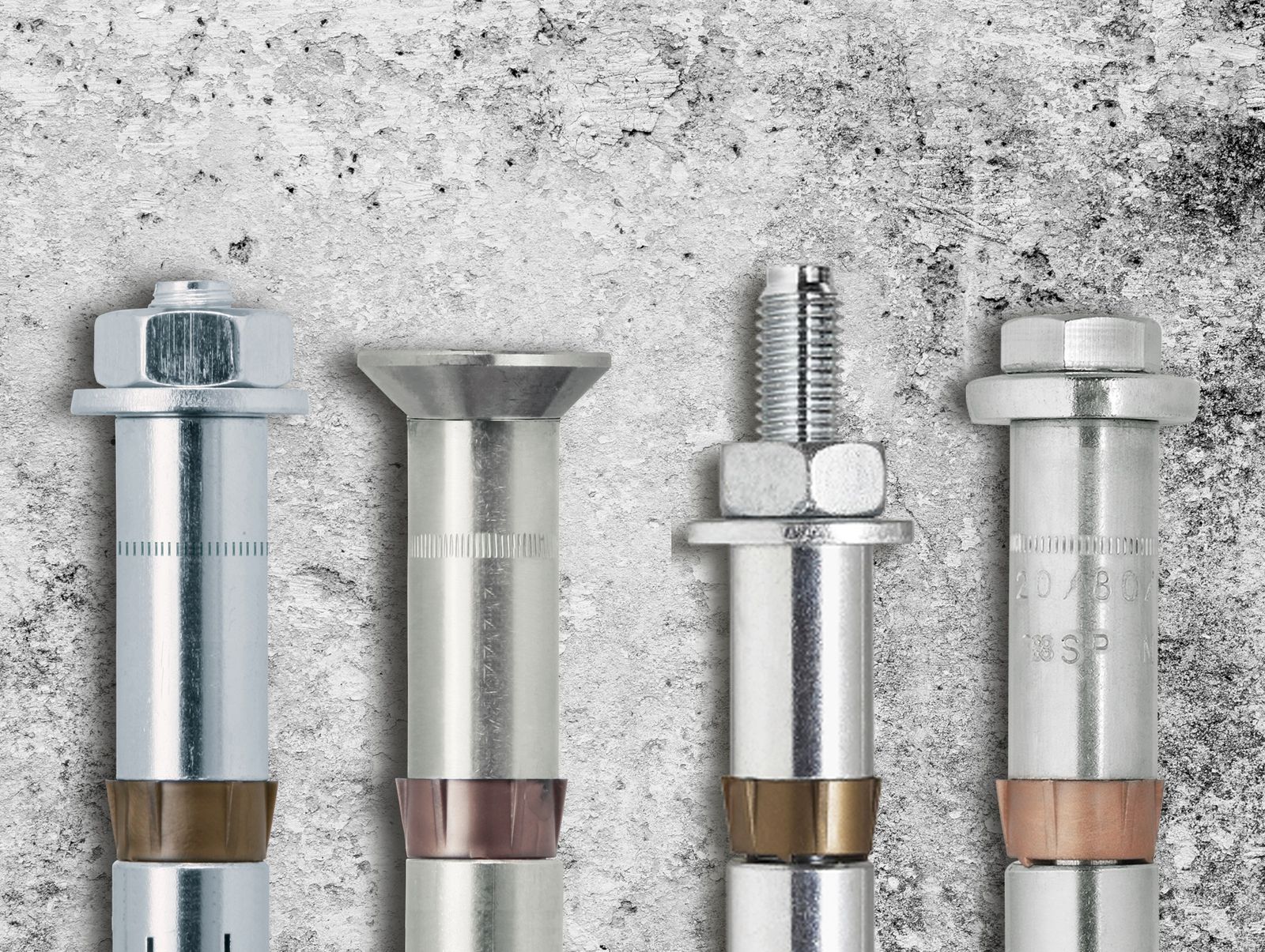 Different anchor bolt options for Superplus BLS Four different LIEBIG Superplus BLS products can be used for anchoring for lifts and elevators.